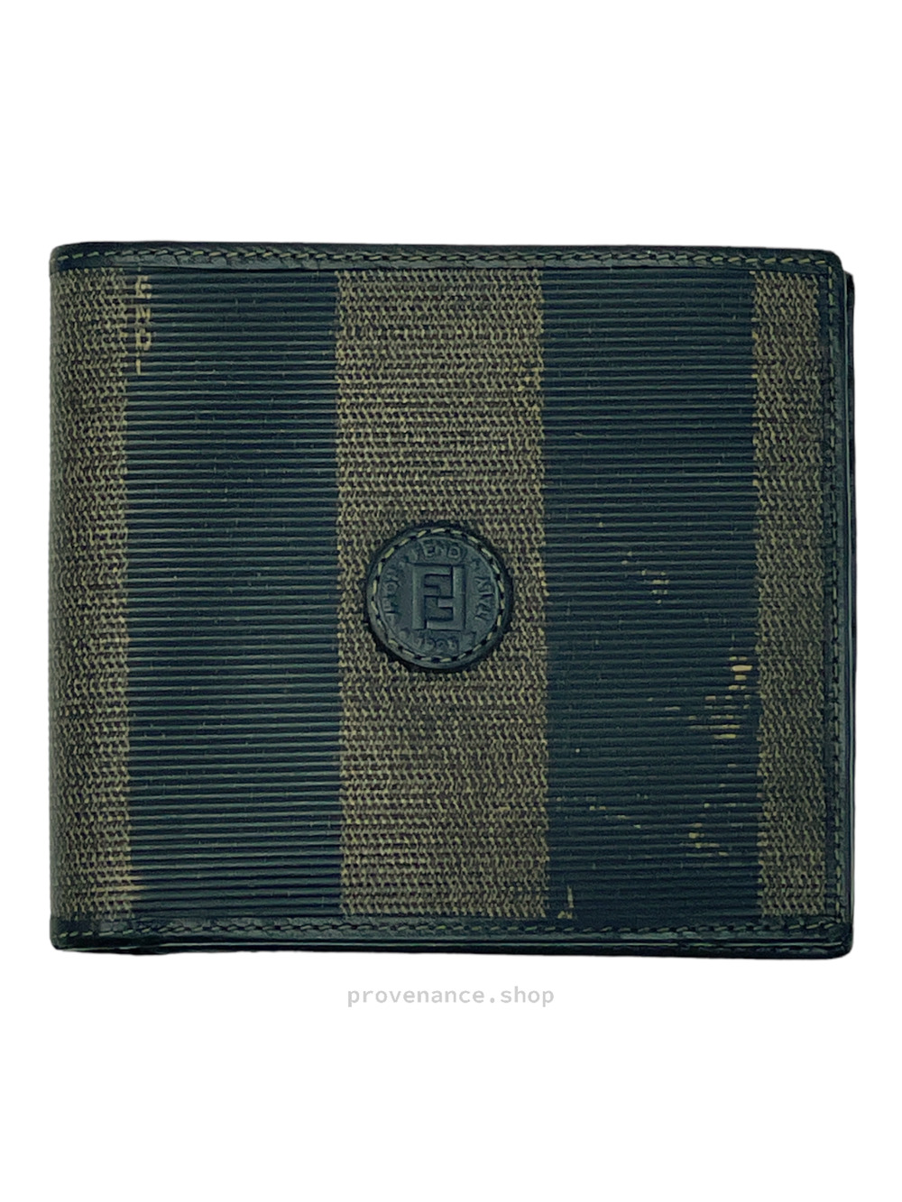 🔴 Fendi Bifold Wallet - FF Pequin